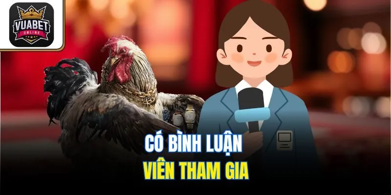 Có bình luận viên tham gia